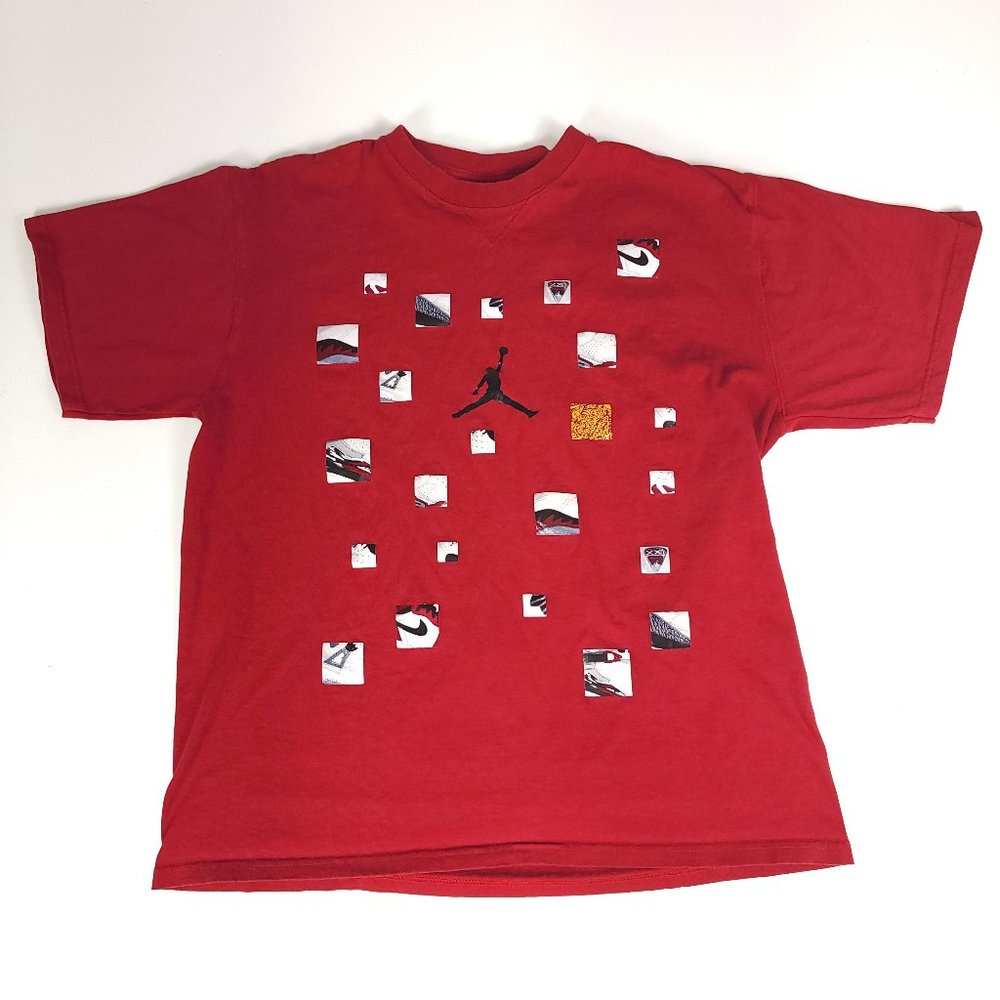 Nike Red Jordan Jumpman Graphic Short Sleeve Tee
